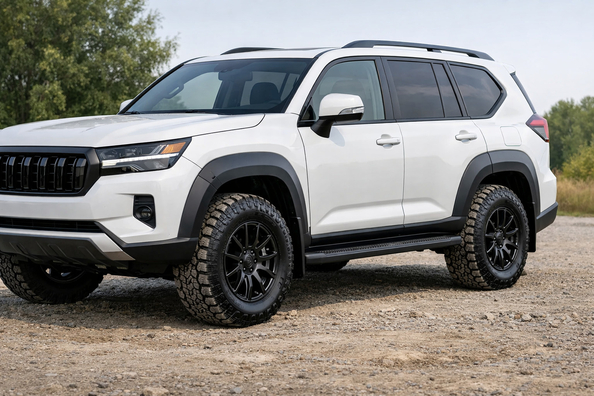 Toyota Land Cruiser Prado 250: čo namontovať proti blatu na bokoch a úzkym podbehom