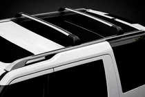 Land Rover Discovery IV 2009–2017 Strešný nosič (priečniky) na integrované lyžiny OEM (2 ks) Sivá fotografia 3
