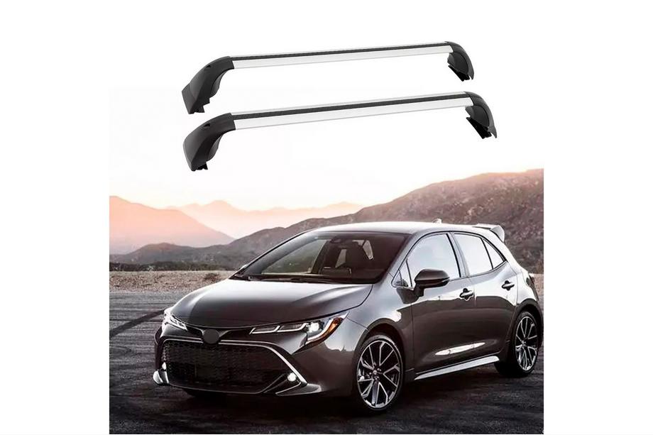 Toyota Corolla 2019– Strešný nosič (priečniky) na integrované pozdĺžne nosiče OEM (HB, 2 ks) Čierna Image