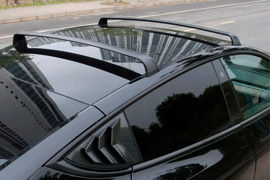 Tesla Model 3 2017– Uzamykateľné OEM priečniky do originálnych montážnych bodov (2 ks) Image