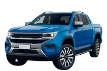 Volkswagen Amarok 2022– OEM strešné lyžiny sivé (ABS plast, montáž lepením) fotografia 7