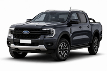 Ford Ranger 2022– OEM strešné lyžiny sivé (ABS plast, montáž lepením) fotografia 1