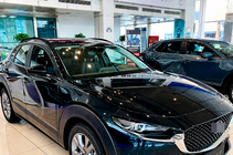 Mazda CX-30 2019– Integrované strešné lyžiny OEM (2 ks) fotografia 3