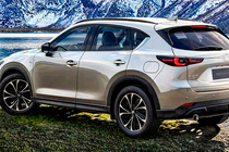 Mazda CX-5 2017–2025 Integrované strešné lyžiny OEM (2 ks) Čierna fotografia 9