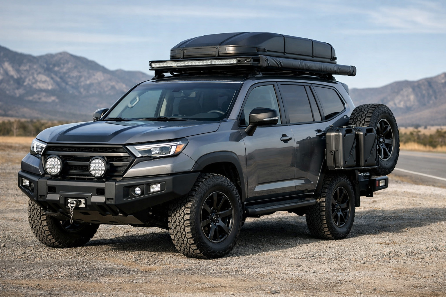 Balík úprav Toyota Land Cruiser Prado 250 na diaľnicu a cestovanie