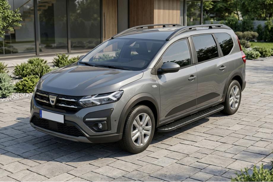 Dacia Jogger 2022– Bočné nášľapy Bosphorus Black (2 ks, hliník) Fotografia 1