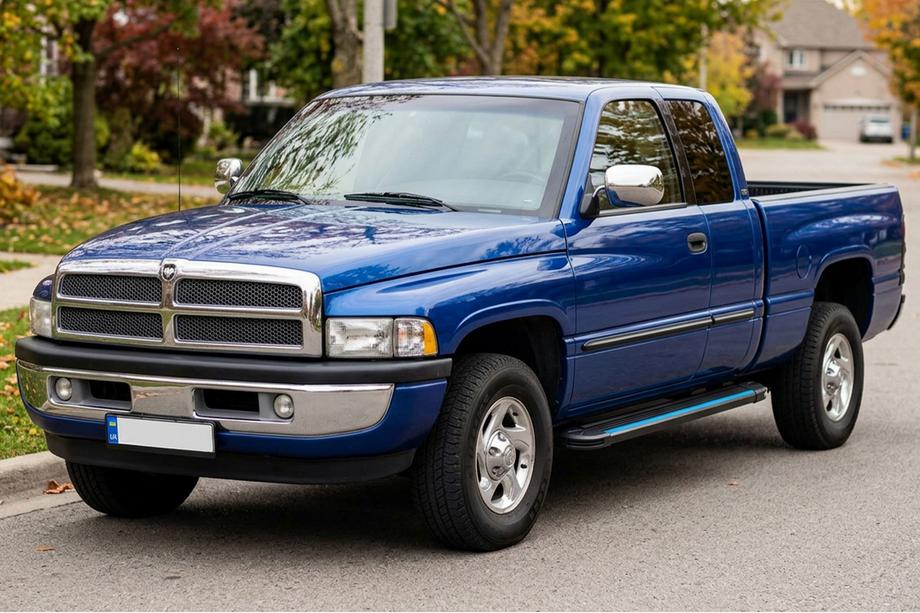 Dodge RAM (BR/BE) 1994–2002 Bočné nášľapy Maya Blue (2 ks, hliník) Image