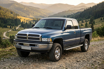 Dodge RAM (BR/BE) 1994–2002 Bočné nášľapy Fullmond (2 ks, hliník) fotografia 1