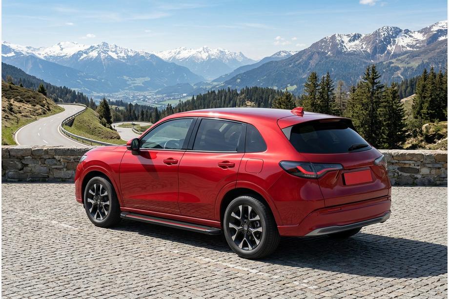 Honda ZR-V 2022– Bočné nášľapy Maya Red (2 ks., hliník) Image