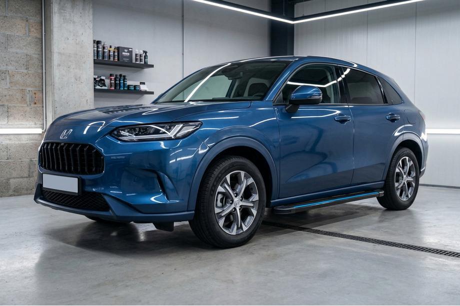 Honda ZR-V 2022– Bočné nášľapy Maya Blue (2 ks, hliník) Fotografia 1