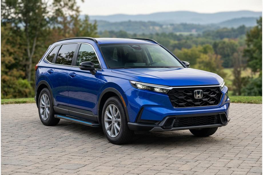 Honda CRV 2022– Bočné nášľapy Maya Blue (2 ks, hliník) Image