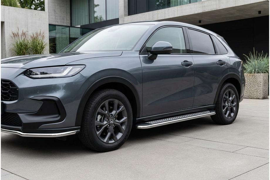 Honda ZR-V 2022– Bočné prahy Maydos V2 (2 ks, hliník / nehrdzavejúca oceľ) Image