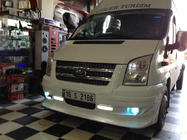 Ford Transit 2000–2014 Nadstavec predného nárazníka (2006-2014, DRL, s mriežkou) fotografia 3