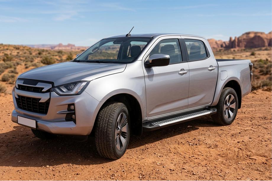 Isuzu D-Max 2019– Bočné prahy Line (2 ks, hliník) Image