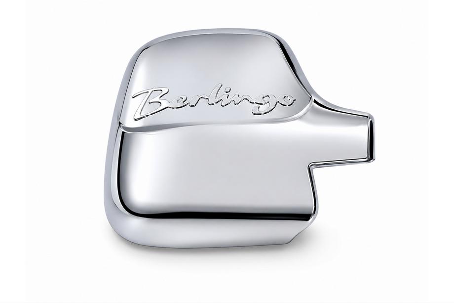 Citroen Berlingo 1996–2008 Kryt zrkadla s logom, pravý (1 ks, plast) Carmos Image