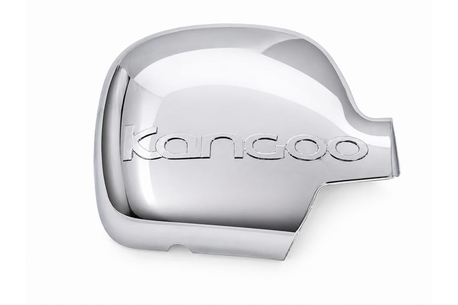 Renault Kangoo 2008–2020 Chrómový kryt zrkadla 2008-2013 s logom pravý (1 ks) Image