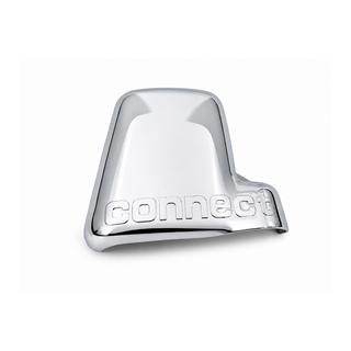 Chrómový kryt zrkadla s logom, pravý (1 ks, plast) Ford Connect 2006–2009 fotografia 1