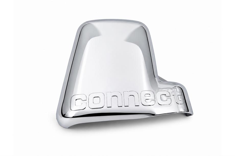 Ford Connect 2006–2009 Chrómový kryt zrkadla s logom, pravý (1 ks, plast) Image