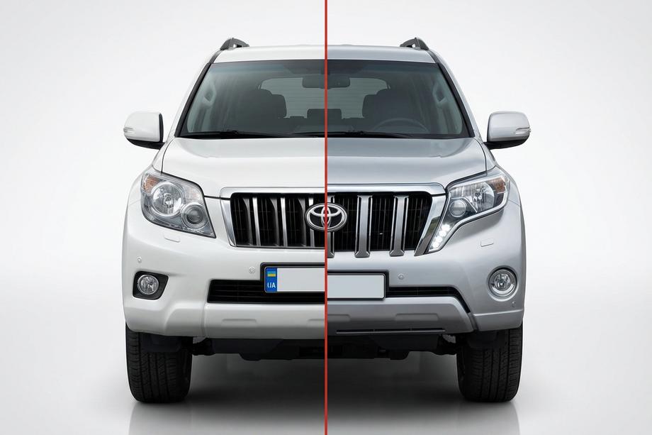 Toyota Land Cruiser Prado 150 2009–2023 Facelift kit z 2009-2013 na 2013-2017 Fotografia 1