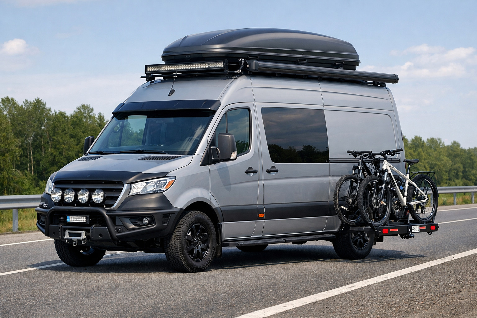 Čo namontovať na Mercedes Sprinter W907/W910 na diaľnicu