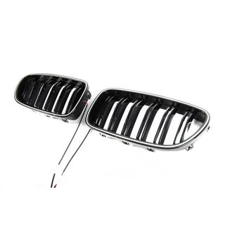 BMW obličkové mriežky M-look LED (čierny lesk) BMW 5. rad F10/F11 2010–2016 fotografia 3