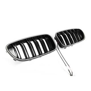 BMW obličkové mriežky M-look LED (čierny lesk) BMW 5. rad F10/F11 2010–2016 fotografia 4