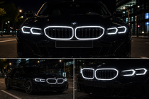 BMW 3. rad G20/G21 2018– M-Look LED ľadvinky (2022+, čierny lesk) fotografia 6