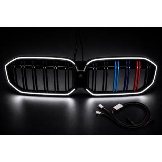 M-Color LED obličkové mriežky (2022+, lesklá čierna) BMW 3. rad G20/G21 2018– fotografia 4