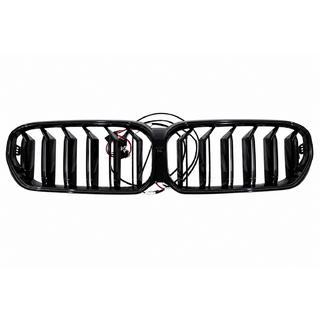 M-Look V1 LED obličkové mriežky (2021-2023, lesklá čierna) BMW 5. rad G30/G31 2017–2023 fotografia 3