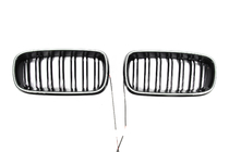 BMW X5 F15 2013–2018 BMW obličkové mriežky M-look LED (čierny lesk) fotografia 2
