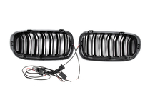 BMW X5 F15 2013–2018 BMW obličkové mriežky M-look LED (čierny lesk) fotografia 10