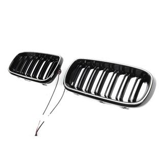 BMW obličkové mriežky M-look LED (čierny lesk) fotografia 3