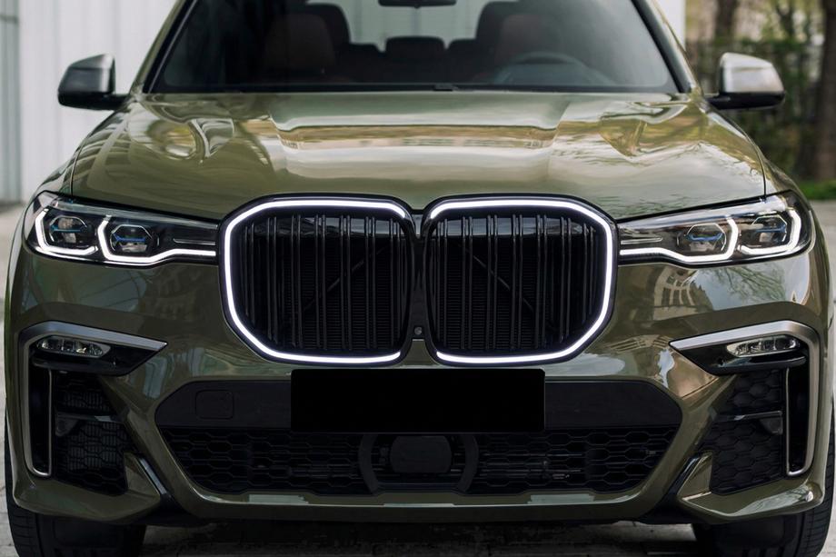 BMW X7 G07 2019– BMW ľadvinky M-Look LED (2019-2022, čierna lesklá) Fotografia 3
