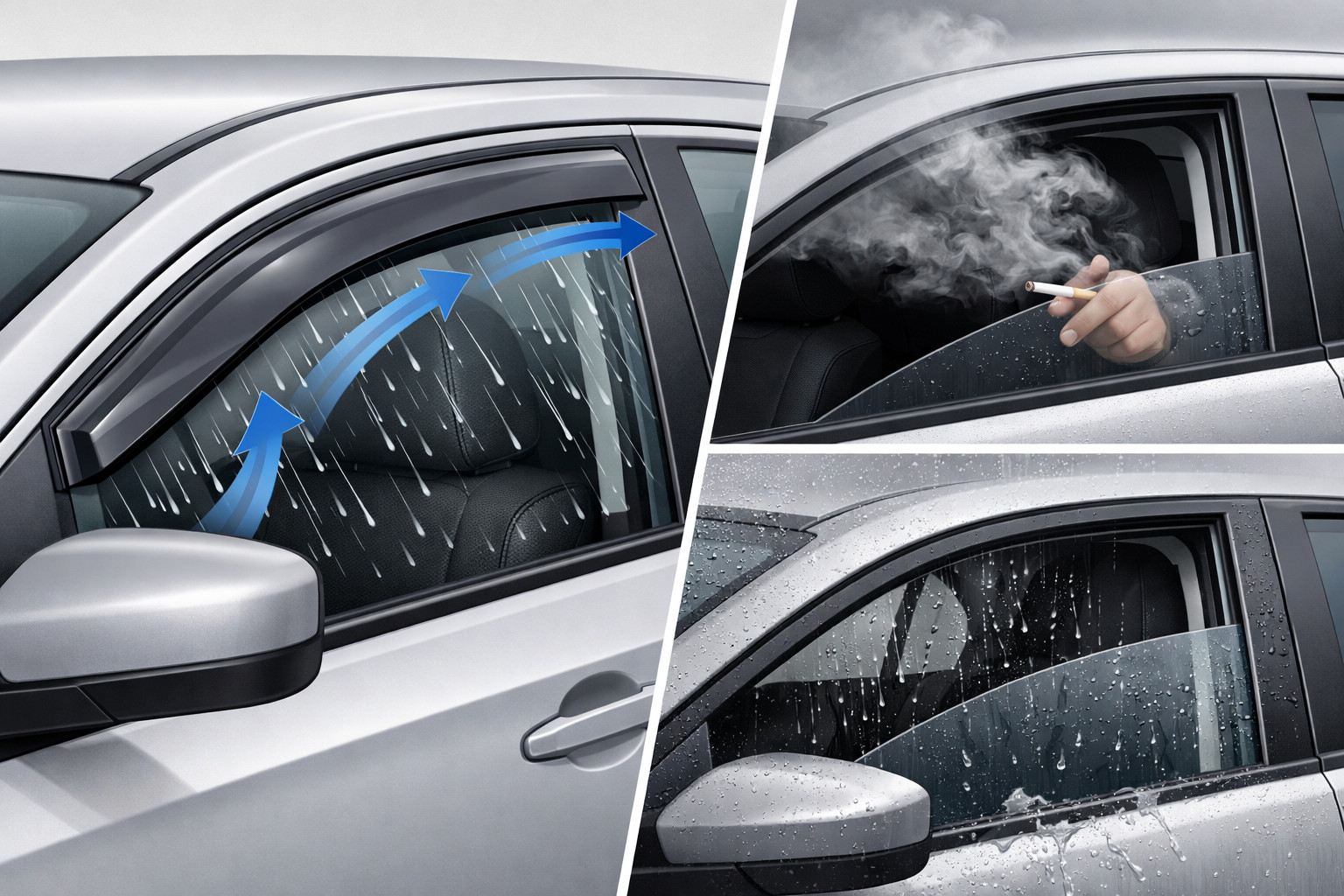 Okenné deflektory: čo vyriešia a čo nie