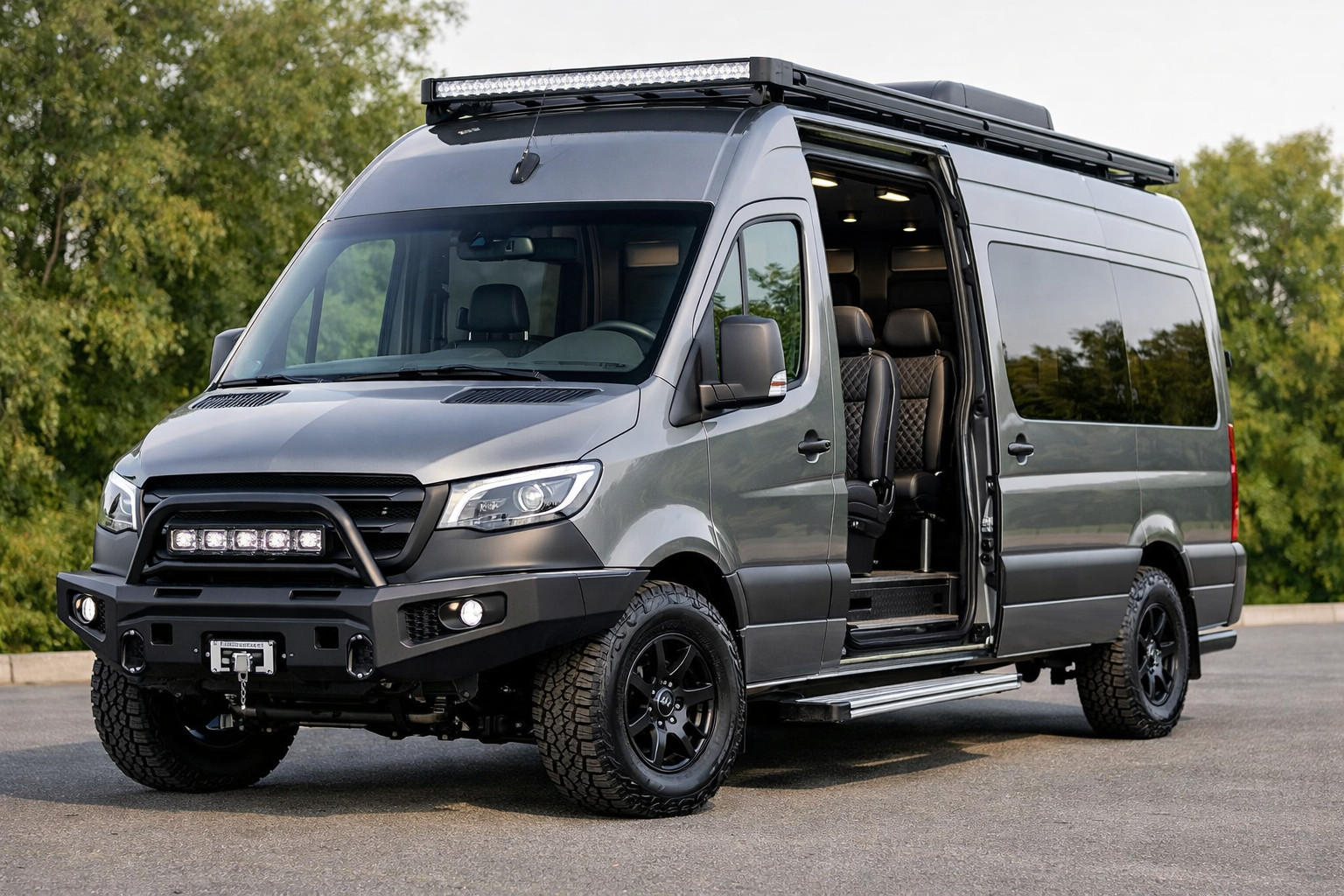 Úvodný upgrade Mercedes Sprinter W907/W910 pre pasažiersky bus