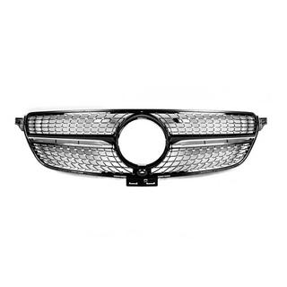Tovar II. triedy – tuningová maska Diamond Black (GLE) Mercedes GLE/ML сlass W166 2011–2018 fotografia 1