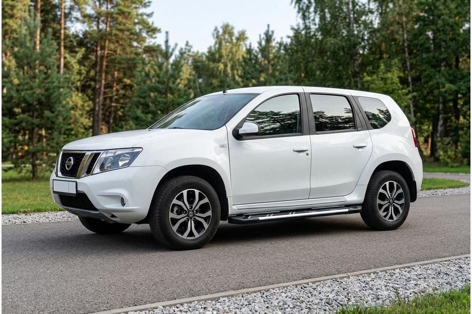 Nissan Terrano 2014– Bočné nášľapy Sunrise (2 ks, hliník) Image