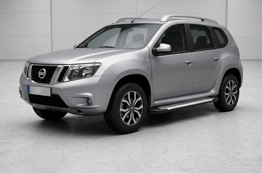Nissan Terrano 2014– Bočné prahy Line (2 ks, hliník) Image