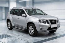 Nissan Terrano 2014– Bočné nášľapy Vision New Black (2 ks, hliník) fotografia 1