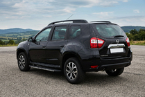 Nissan Terrano 2014– Bočné nášľapy Bosphorus Grey (2 ks, hliník) fotografia 1