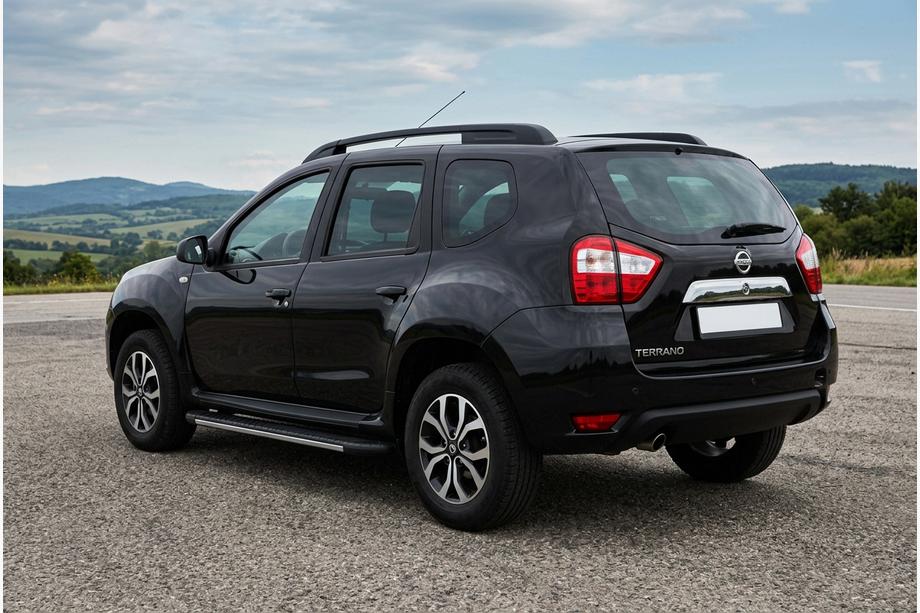 Nissan Terrano 2014– Bočné nášľapy Bosphorus Grey (2 ks, hliník) Image