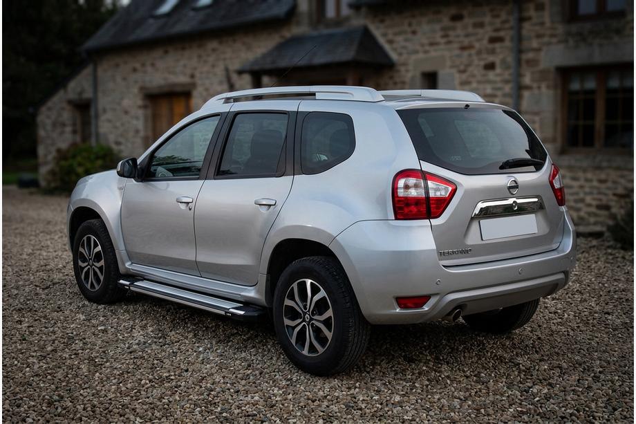 Nissan Terrano 2014– Bočné nášľapy Rainbow (2 ks, hliník) Image