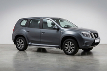 Nissan Terrano 2014– Bočné nášľapy Maydos V2 (2 ks, hliník/nerez) fotografia 1
