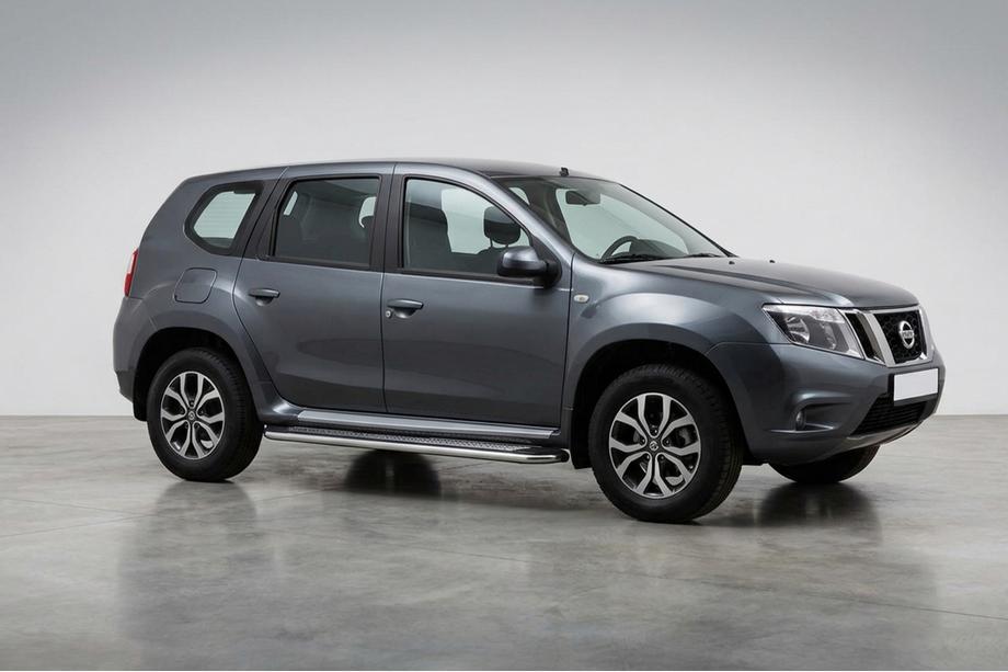 Nissan Terrano 2014– Bočné nášľapy Maydos V2 (2 ks, hliník/nerez) Image