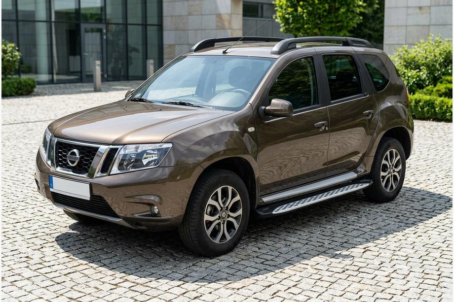 Nissan Terrano 2014– Bočné nášľapy Shining V1 (2 ks, hliník) Image