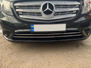 Mercedes Vito/V-trieda W447 2014– Kryty mriežky nárazníka (2 ks, nerez) Vito osobné (chróm) fotografia 6