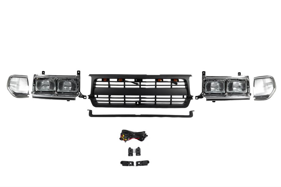 Toyota Land Cruiser 80 1990–1997 Sada predných svetlometov a masky (OffRoad) Image