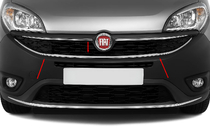 Fiat Doblo II 2010–2022 Ozdobná lišta okolo spodnej mriežky (2015↗, nerez) fotografia 1
