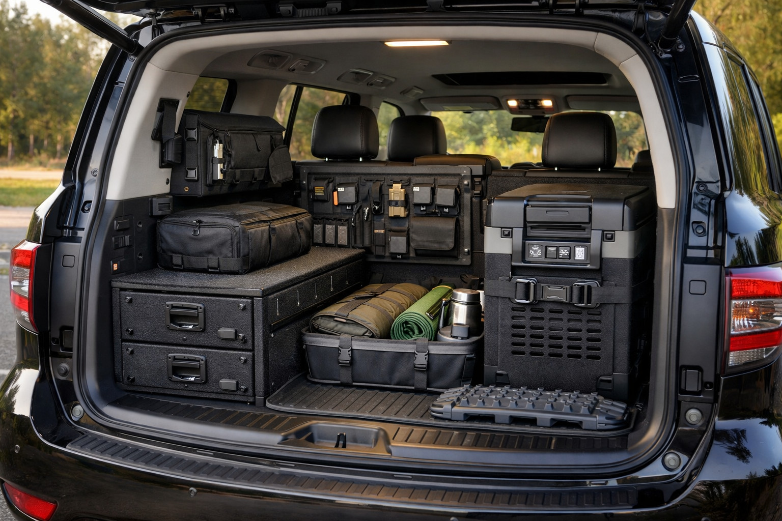 Čo upraviť na Nissan Patrol Y62 pre čistejší kufor a dlhé cesty