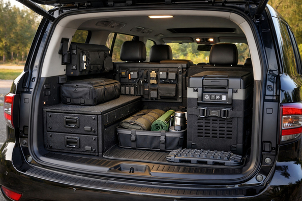 Čo upraviť na Nissan Patrol Y62 pre čistejší kufor a dlhé cesty Fotografia 1